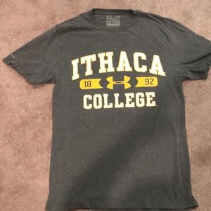 Ithaca College Under Armour tee shirt size S